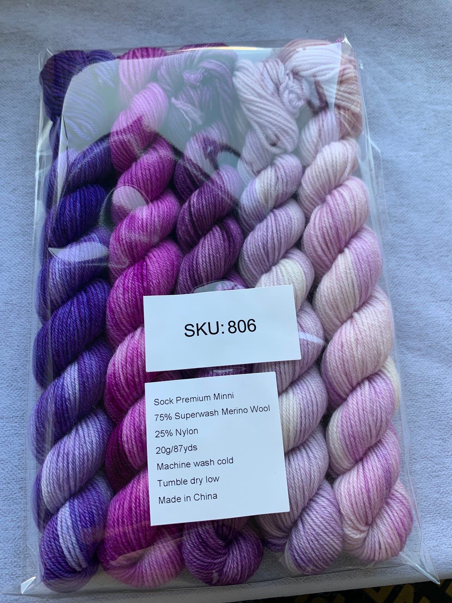 Hand Dyed Gradient Mini Skein Set | Sock Yarn Minis